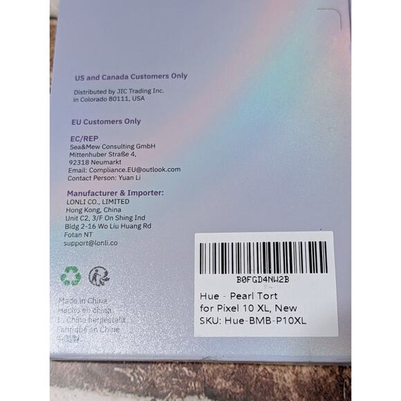 LONLI Hue Case for Google Pixel 10 Pro XL - White Pearl Holographic Iridescent - Picture 9 of 9